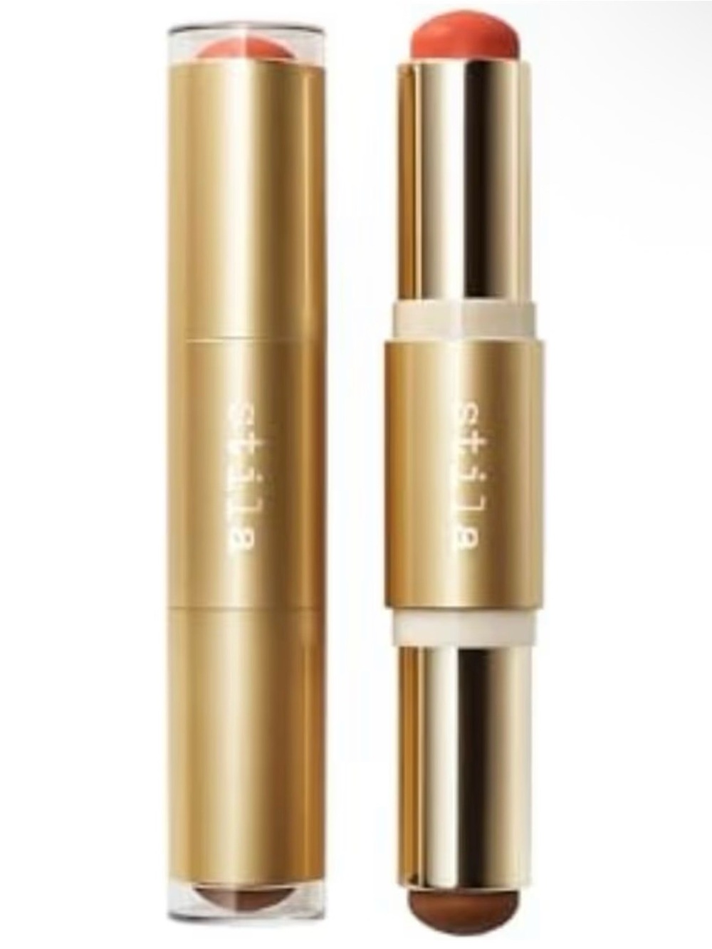 Still Blush & Bronze Hydro-Blur Cheek Duo - All in One Dual-Ended Stick
